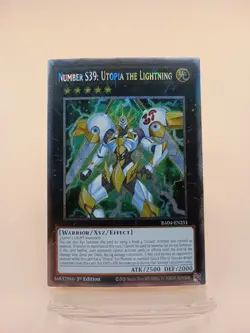 Yugioh! Number S39: Utopia the Lightning - RA04-EN251 - Platinum Secret Rare NM - Image 1
