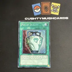 YUGIOH POT OF DUALITY SECRET RARE DREV-EN062 - Image 1