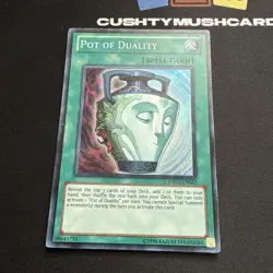 YUGIOH POT OF DUALITY SECRET RARE DREV-EN062 - Image 2