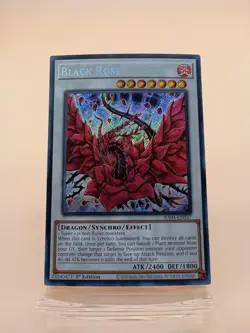 Yu-Gi-Oh! Black Rose Dragon RA04-EN057 Secret Rare 1st Edition - Image 1