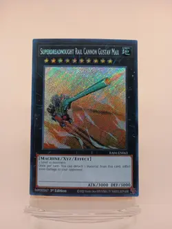 Yugioh! Superdreadnought Rail Cannon Gustav Max - RA04-EN063 - Secret Rare - 1st - Image 1