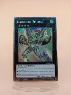 Yugioh! Daigusto Emeral - RA04-EN163 - Platinum Secret Rare - 1st Edition Near M - Image 1