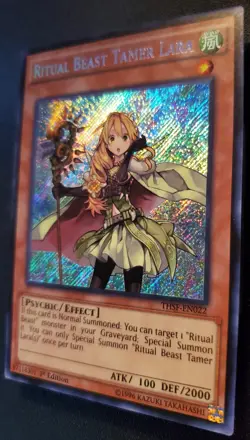 Yu-Gi-Oh! Ritual Beast Tamer Lara THSF-EN022 The Secret Forces 1st Edition NM - Image 3