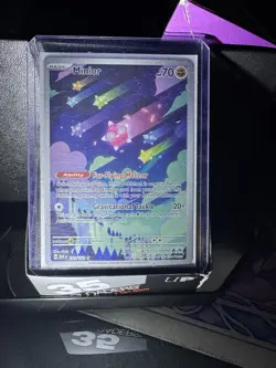 Pokemon TCG Minior Card 201/182 Paradox Rift Holo Illustration Rare NM Condition - Image 1