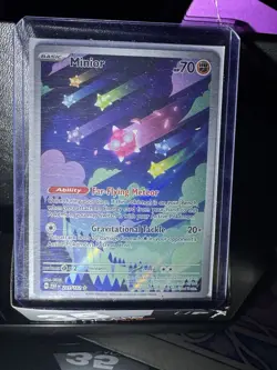 Pokemon TCG Minior Card 201/182 Paradox Rift Holo Illustration Rare NM Condition - Image 4
