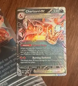 Charizard ex 196 Holo Rare Promo Pokemon Card + Oversized Jumbo Card Bonus! - Image 5