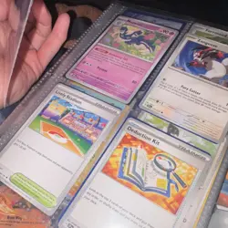 Pokemon TCG Scarlet & Violet Card Lot Koraidon Steelix Holo Binder Included - Image 2