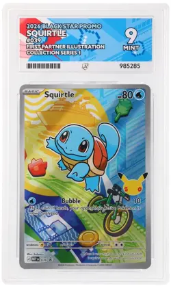 Pokemon TCG - Squirtle MEP 039 - First Partner Illustration Collection Ace 9 - Image 1
