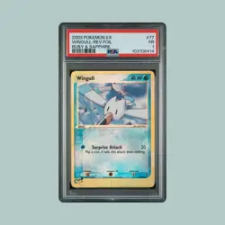 2003 Pokemon Wingull Reverse Foil #77/109 Ruby & Sapphire - PSA 1 - Image 1