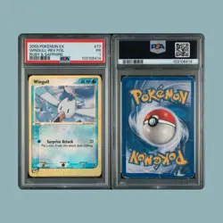 2003 Pokemon Wingull Reverse Foil #77/109 Ruby & Sapphire - PSA 1 - Image 2
