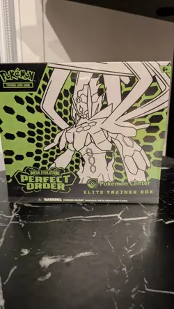 Mega Evolution Perfect Order Pokemon Center Elite Trainer Box ETB PKC - Image 1