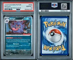 Pokemon Gengar 050/088 GameStop Promo Exclusive Cosmos Holo PSA 10 - Image 2