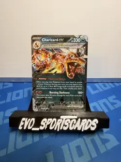 Pokemon Charizard EX Paldean Fates Double Rare 054/091 Mint Condition - Image 1