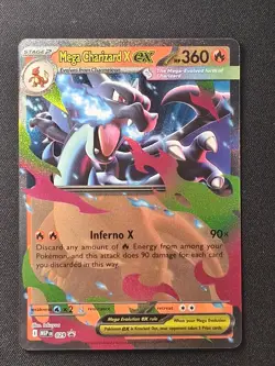Mega Charizard X ex 029 Holo Promo ME: Mega Evolution Promo Pokemon NM/M - Image 1