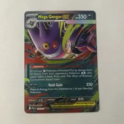 Pokemon TCG Mega Gengar Ex Me02: Phantasmal Flames 056/094 Double Rare Holo - Image 1