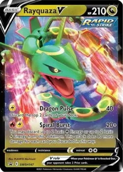 Rayquaza V - SWSH147 - SWSH Black Star Promos HP, English Pokemon SWSH Black Sta - Image 1