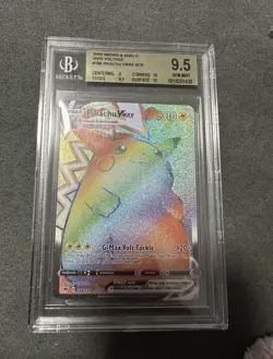 Vivid Voltage Pikachu VMAX Rainbow Rare 188/185 Pokemon BGS 9.5 GEM MINT - Image 1
