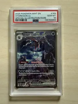 Pokemon TCG Hydreigon EX 169/086 White Flare Special Illustration Rare PSA 10 - Image 1