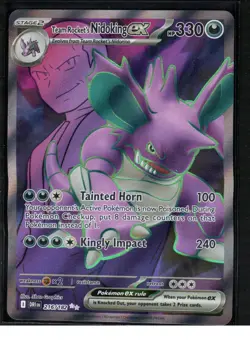 Pokemon Team Rocket's Nidoking Ex 216/182 - Image 1