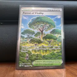Pokemon TCG Forest of Vitality Trainer-Stadium Rare POR Holo 109/088 Full Art - Image 1