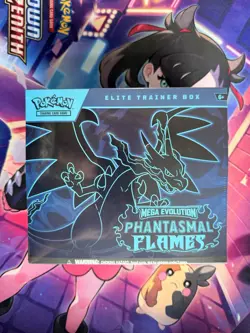 Pokemon TCG Phantasmal Flames Elite Trainer Box (ETB) Sealed - Image 1