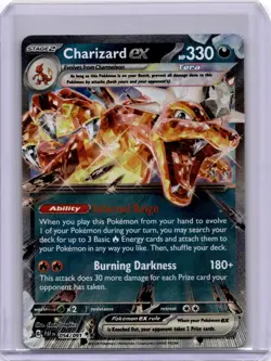 Pokemon Charizard ex - Double Rare SV: Paldean Fates 054/091 NM - Image 1