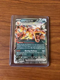 Pokemon Charizard ex 054/091 SV: Paldean Fates Holo - Image 1