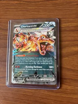 Pokemon Charizard ex 054/091 SV: Paldean Fates Holo - Image 2