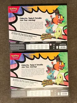 Pokemon TCG Ascended Heroes First Partners Deluxe Pin Collection x2 Brand New! - Image 2
