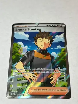 Brock's Scouting 179/159 Ultra Rare Journey Together Pokemon Near Mint - Image 1