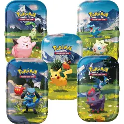 Pokemon Ascended Heroes Mini Tins Display Box of 10 Case NEW FACTORY SEALED - Image 1