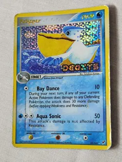 Played (HP) Pelipper - Reverse Holo #21 Deoxys Pokemon TCG - Image 3
