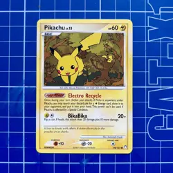 2007 Pikachu 94/123 Pokemon Mysterious Treasures LP - Image 1