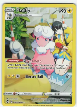 Flaaffy TG03/TG30 Rare Holo SWSH12: Silver Tempest Trainer Gallery NM Pokemon - Image 1