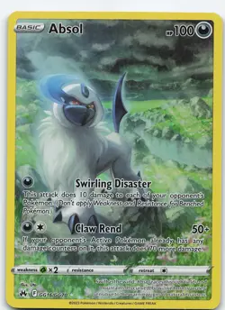 Absol GG16/GG70 Ultra Rare Holo Crown Zenith: Galarian Gallery NM Pokemon - Image 1