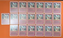 (82 CARD LOT)1994 MAGIC THE GATHERING EARTHBIND REVISED 3RD EDITION PLAYED - Image 1