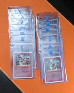 (82 CARD LOT)1994 MAGIC THE GATHERING EARTHBIND REVISED 3RD EDITION PLAYED - Image 3
