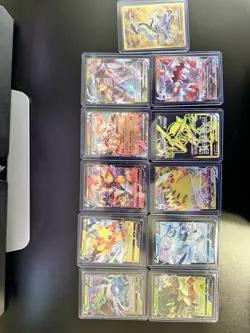 Pokemon TCG 12 Card Lot EX V Gold Energy Koraidon Miraidon Tyranitar Banette Set - Image 2