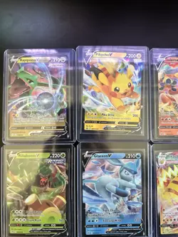 Pokemon TCG 12 Card Lot EX V Gold Energy Koraidon Miraidon Tyranitar Banette Set - Image 3