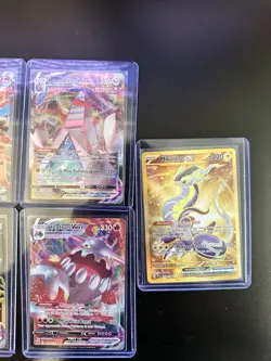Pokemon TCG 12 Card Lot EX V Gold Energy Koraidon Miraidon Tyranitar Banette Set - Image 5