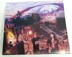 MTG Final Fantasy Camp Comrades Art Series Set Scene Cards w/ Easel - Image 2