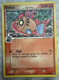 Bundle of 5 Vintage (2006) Pokemon Cards Feebas Trapinch Seel Vulpix Taillow - Image 2