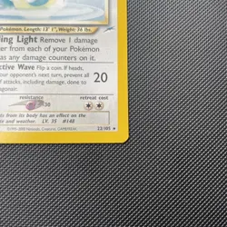 Light Dragonair 22/105 REGULAR Pokemon Card WOTC Neo Destiny Unlimited Rare NM - Image 5