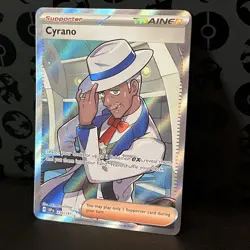 Pokemon TCG Cyrano Trainer Surging Sparks Ultra Rare Card 230/191 Mint - Image 1