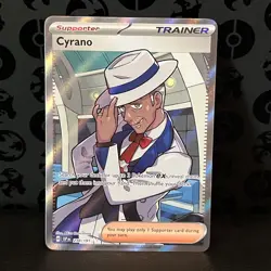Pokemon TCG Cyrano Trainer Surging Sparks Ultra Rare Card 230/191 Mint - Image 2