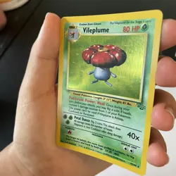 1999 Vileplume 15/64 Jungle Unlimited Holo Rare Pokemon Card - Image 3