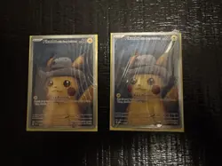 Pikachu with Grey Felt Hat SVP 085 Pokemon Card Lot 2x English 2023 - Image 1