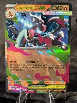 Mega Charizard X EX 029 Pokemon TCG Promo Card Holo NM - Image 1