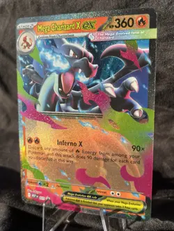 Mega Charizard X EX 029 Pokemon TCG Promo Card Holo NM - Image 2