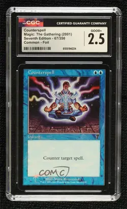 Counterspell Foil Magic: 7th Edition CGC 2.5 2001 - Image 1